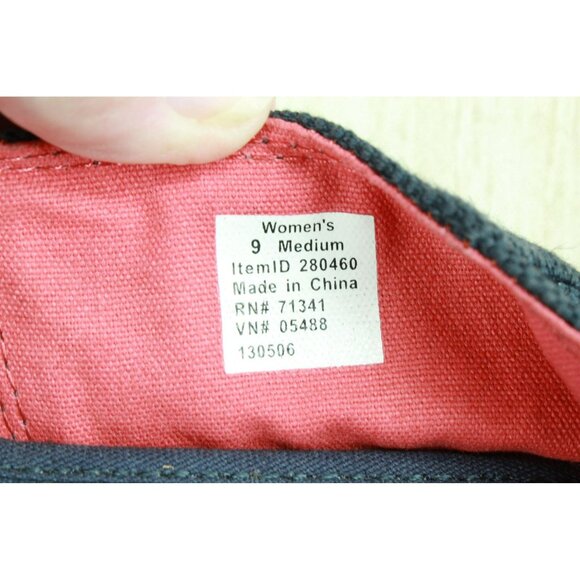 LL Bean Espadrilles Blue Canvas Slip-on Flats Size 9 Medium Hemp Rope - Picture 8 of 9